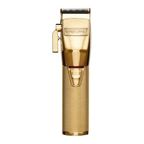 Professional Barber Combo Set Gold, Babylisspro Goldfx Clipper & Trimmer & Shaver & Babyliss Trio Mix & Metal Comb Set, Blade Disposal Storage, Straight Edge Razor, Neck Duster, Hair Spray, Carrying Case