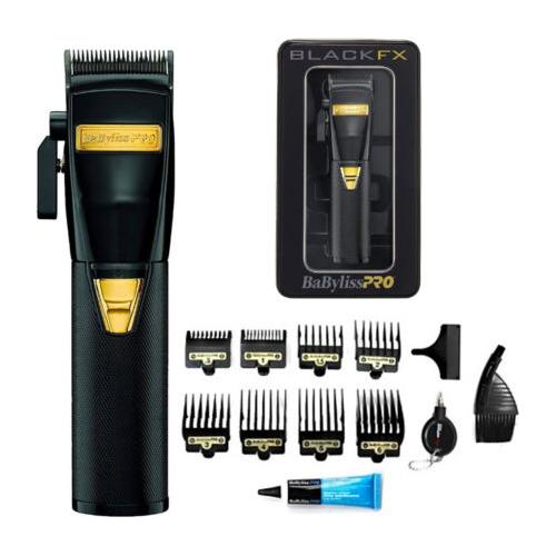 Babylisspro Blackfx Cord/Cordless Clipper Fx870Bn, Trimmer Fx787Bn, Foilfx02 Shaver Fxfs2B Luxury Set