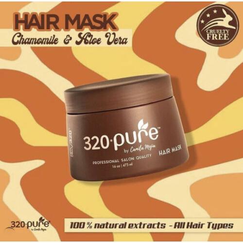 Rev320 Pure Hair Mask® 16 Oz Hair Repair With Organic Extracts