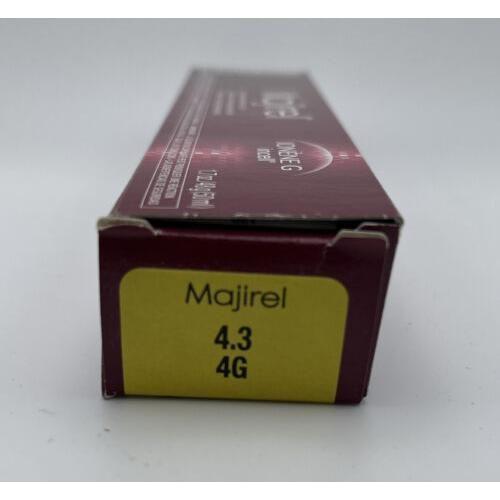 Majirel L'Oreal Professionnel Majirel Permanent Creme Color 4.3 Hair Color