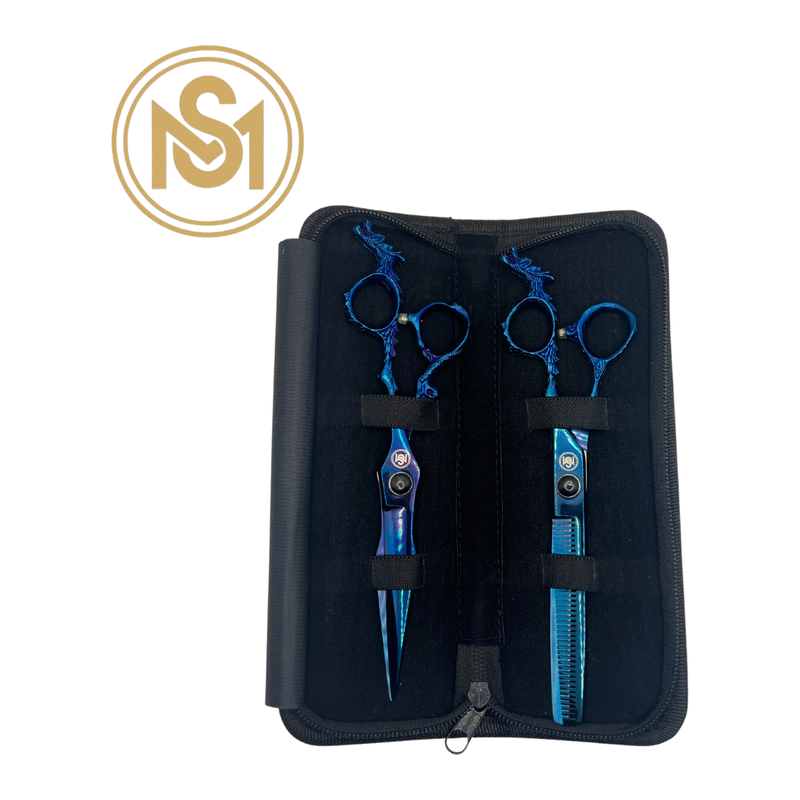 Shahmirtrader SM Mystic Flutter Shear Set Shears