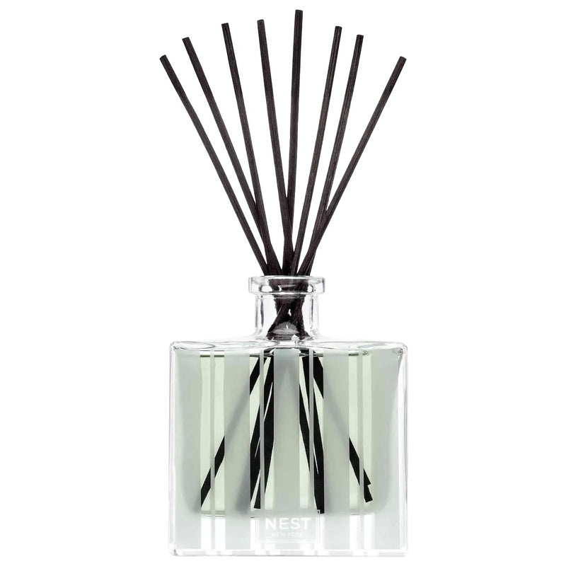 Nava Beauty Nest New York Wild Mint & Eucalyptus Reed Diffuser 5.9 OZ White Smoke