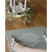 Be A Heart Meal Blessing Silicone Placemat Placemats