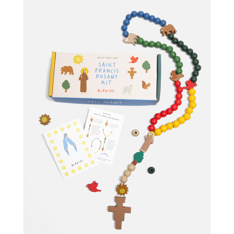 Be A Heart St. Francis DIY Rosary Kit rosary kit