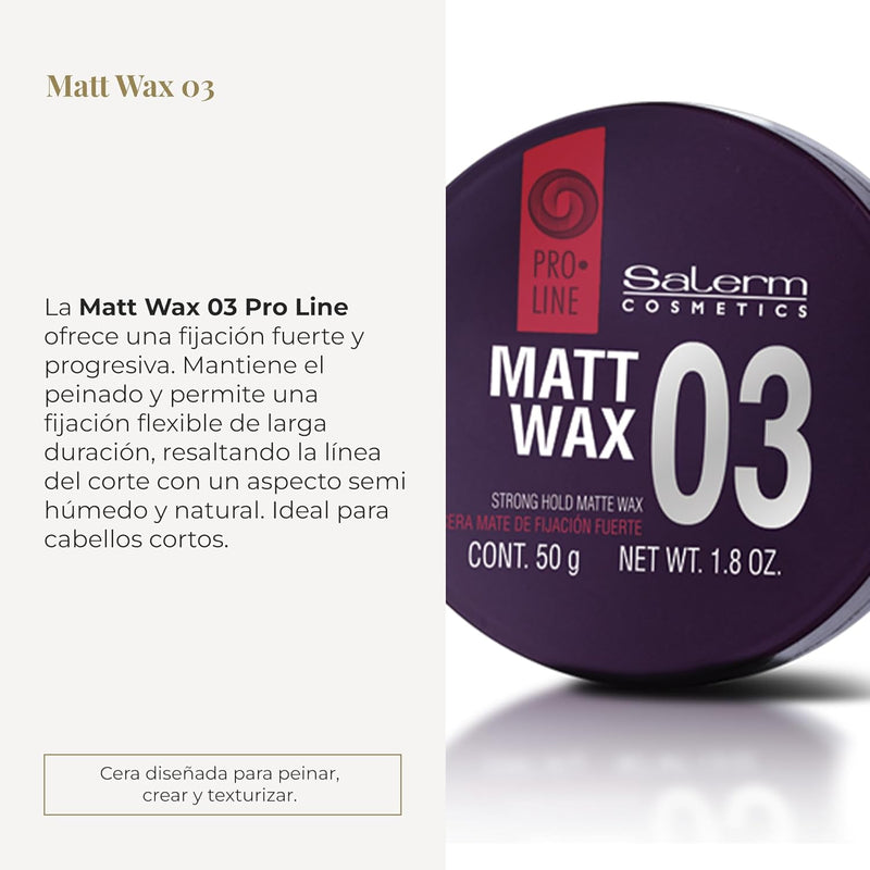 VIP Extensions SALERM - Hair Wax - Pro Line Matt Wax 1.8 0z