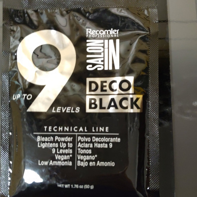 VIP Extensions salonin deco black bleach powder 1.76 oz Hair Care