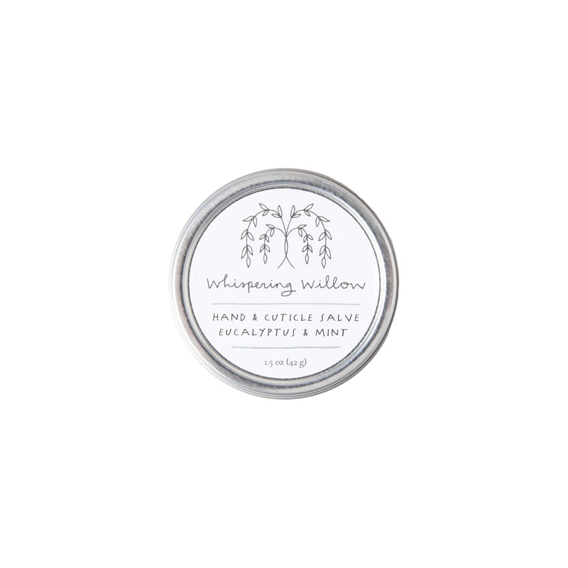 Whispering Willow Eucalyptus & Mint Hand & Cuticle Salve Lotion