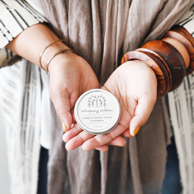 Whispering Willow Lavender Hand & Cuticle Salve Lotion