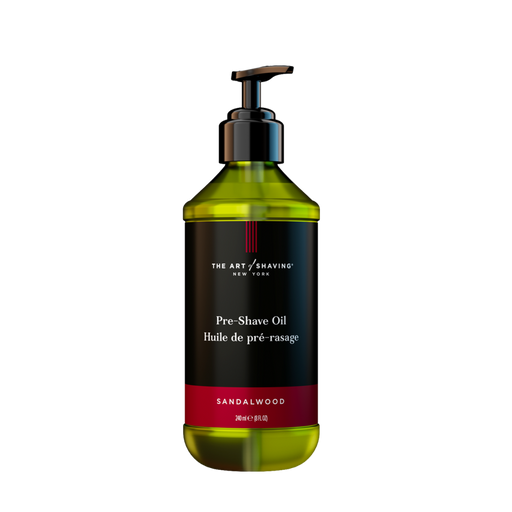 Nava Beauty The Art of Shaving Pre-Shave Oil - Sandalwood Pump 8.1 OZ Bath &amp; Body Black Default Title