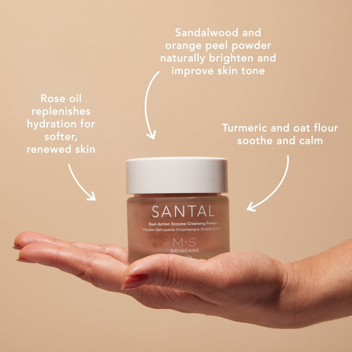 M.S. Skincare - Santal | Dual-Action Enzyme Cleansing Powder