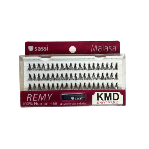 VIP Extensions Sassi Individual Knot Free Medium Double Eyelash +Glue Eyelash Lavender