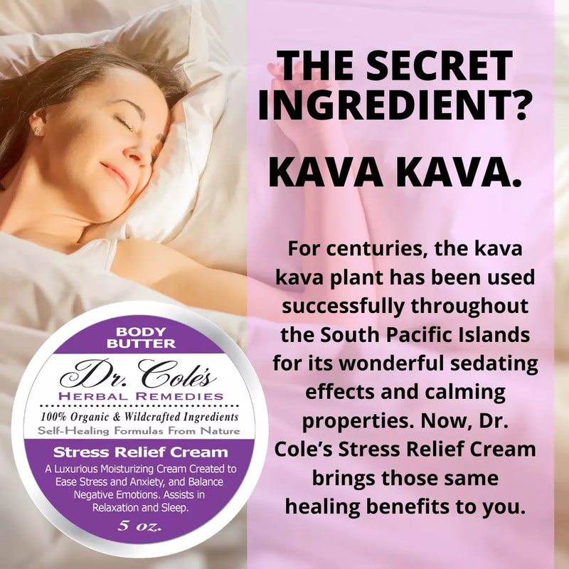 COLEHERBALS LLC 30 - Dr. Cole's Stress Relief Cream Herbal Thistle