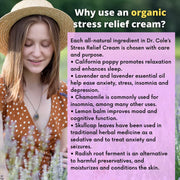 COLEHERBALS LLC 30 - Dr. Cole's Stress Relief Cream Herbal Thistle