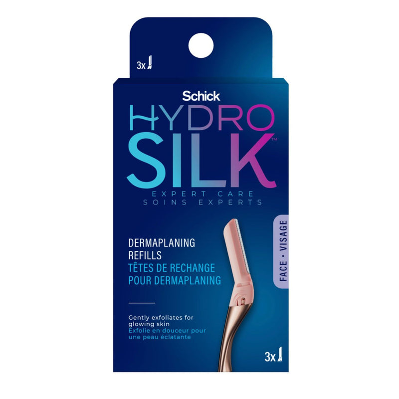 VIP Extensions SCHICK HYDRO SILK DERMAPLANING REFILLS 3count Beauty Supplies