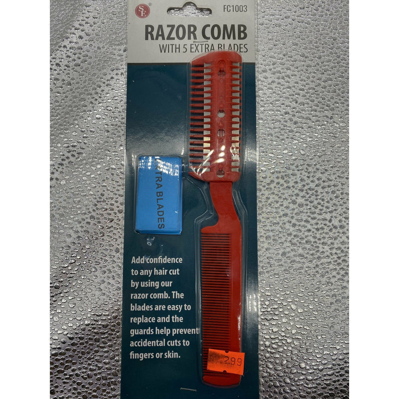 VIP Extensions SE Razor Comb with 5 Extra Blades hair tools
