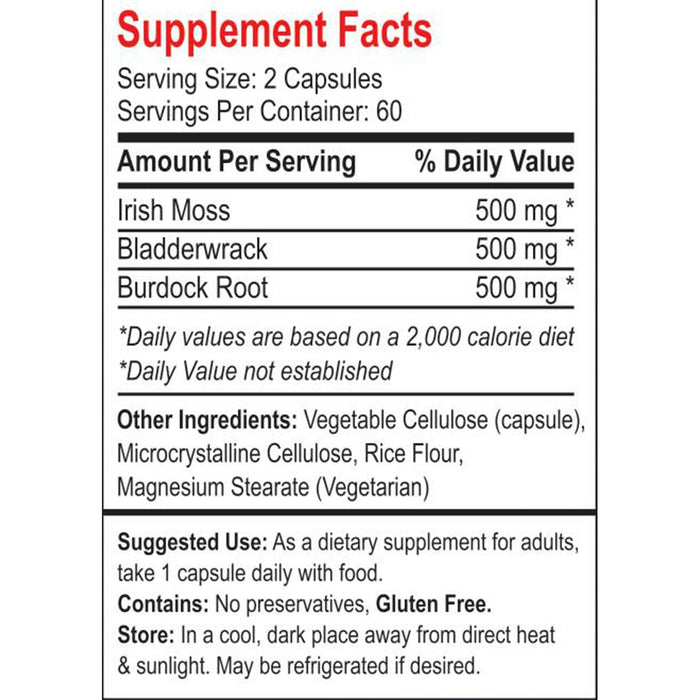 Organic Sea Moss Living Bitter 16oz