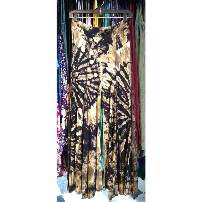 Threddies Seamed Tie Dye Wide Leg Pants