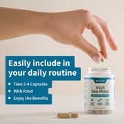 Snap Supplements Irish Sea Moss with Iodine Energy Support - Buy 3, Get 2 FREE! hidden