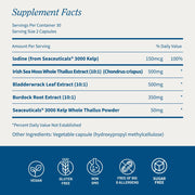 Snap Supplements Irish Sea Moss with Iodine Energy Support