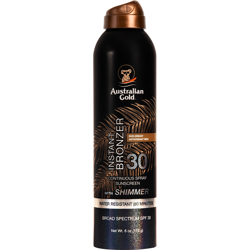 Australian Gold Australian Gold SPF 30 Continuous Spray Bronzer Shimmer 6 oz Skin Care