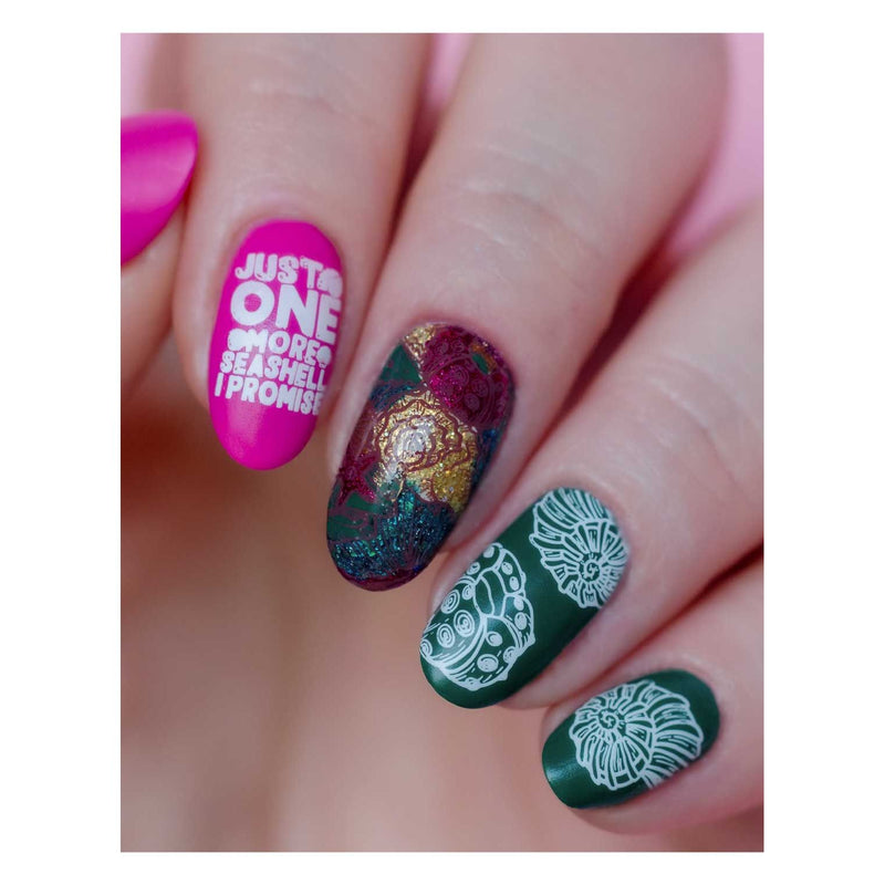 UberChic Beauty Seashells & Sunshine Stamping Plate