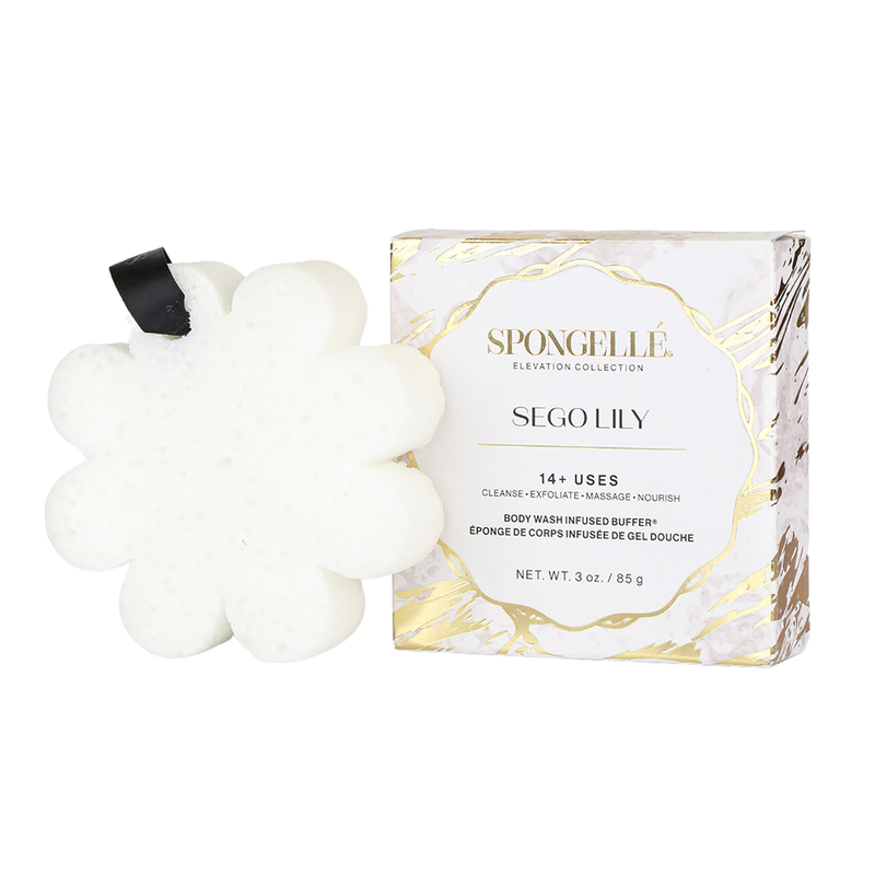 Spongellé Sego Lily | Elevation Boxed Flower Body Wash Infused Buffer