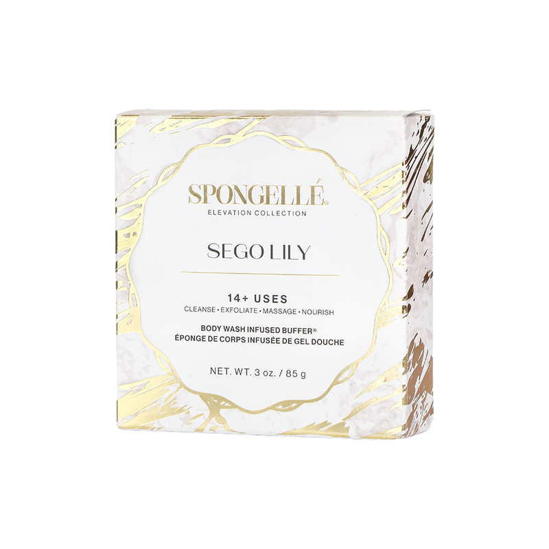 Spongellé Sego Lily | Elevation Boxed Flower Body Wash Infused Buffer