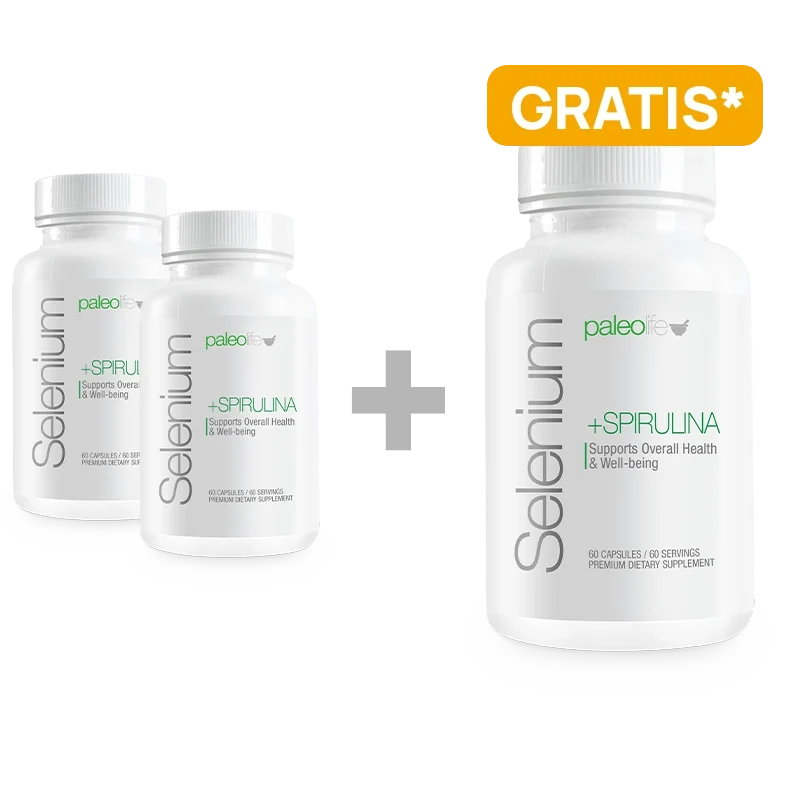 Paleolife Selenium & Spirulina SELENIUM + SPIRULINA Black 3x2