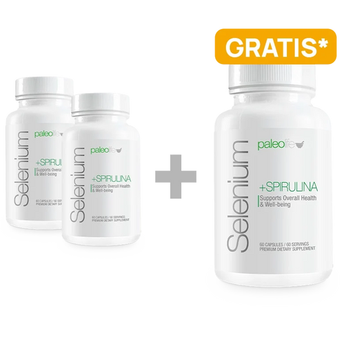 Paleolife Selenium & Spirulina SELENIUM + SPIRULINA Black 3x2