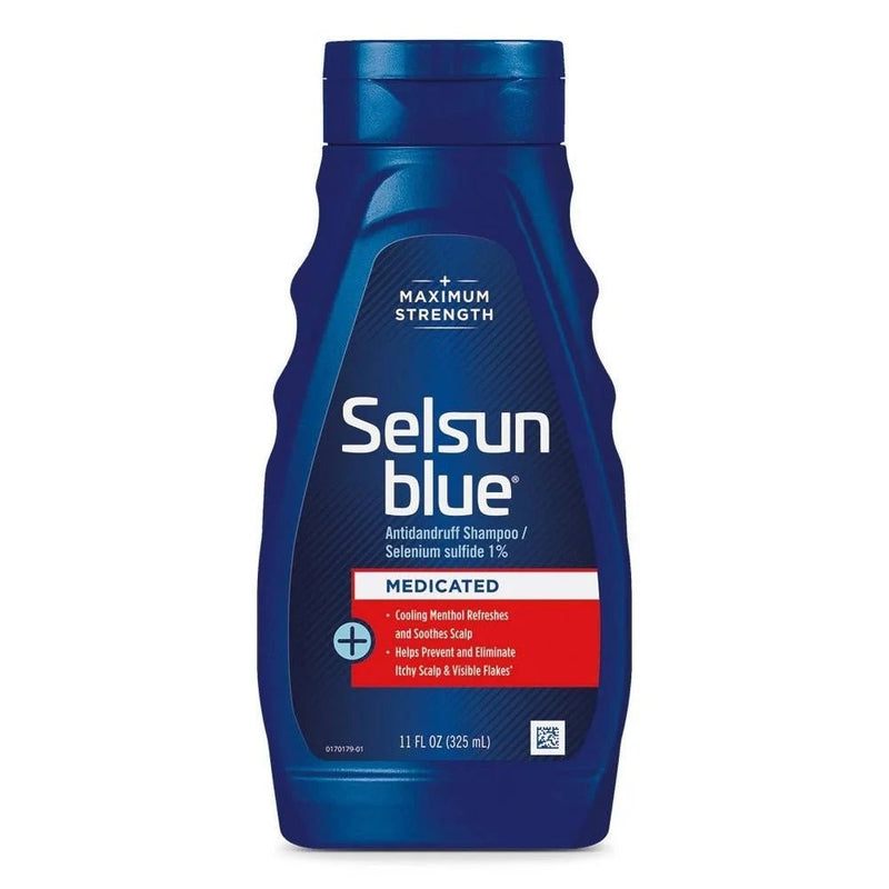 VIP Extensions Selsun Blue Maximum Strength Medicated Anti-Dandruff Shampoo with Menthol For Itchy