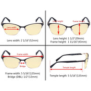 eyekeeper.com Trendy Blue Light Blocking Eyeglasses LX19037-BB60 Eyeglasses