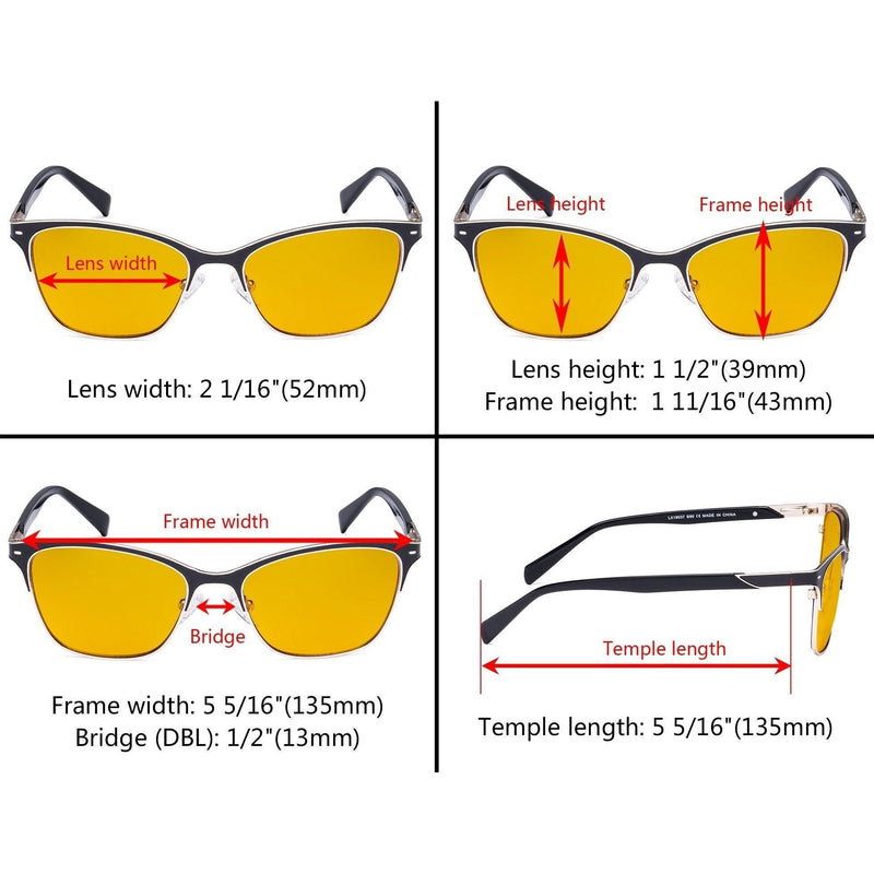 eyekeeper.com Trendy Blue Light Blocking Eyeglasses LX19037-BB90 Eyeglasses