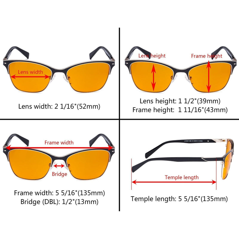 eyekeeper.com Trendy Blue Light Blocking Eyeglasses LX19037-BB98 Eyeglasses