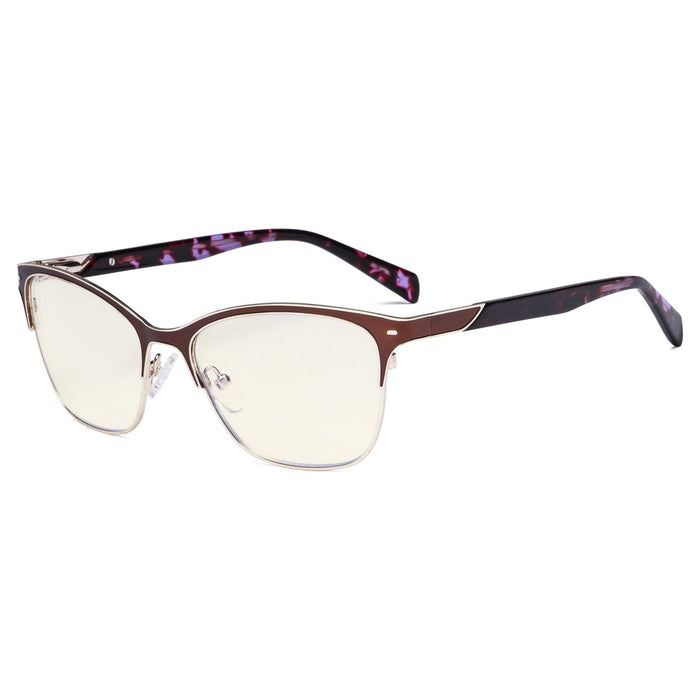 Eyekeeper.Com - Browline Glasses Frames Casual Style For Women Lx19037-Bb40