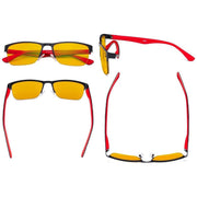 eyekeeper.com Semi-rimless Metal Blue Light Blocking Eyeglasses HP17003 Eyeglasses