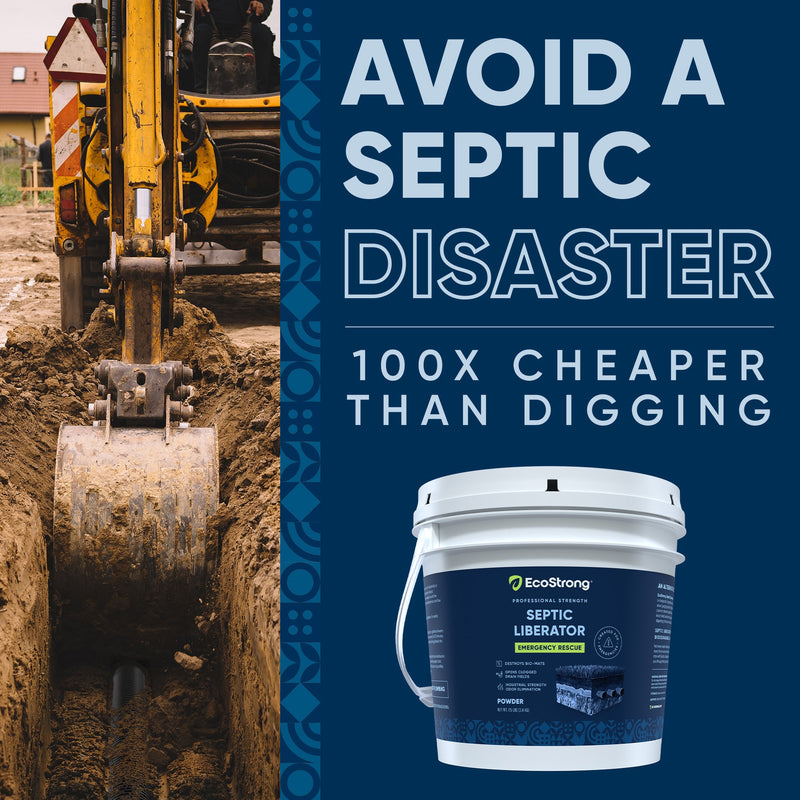 EcoStrong Septic Liberator Drain & Septic > Septic System Emergencies