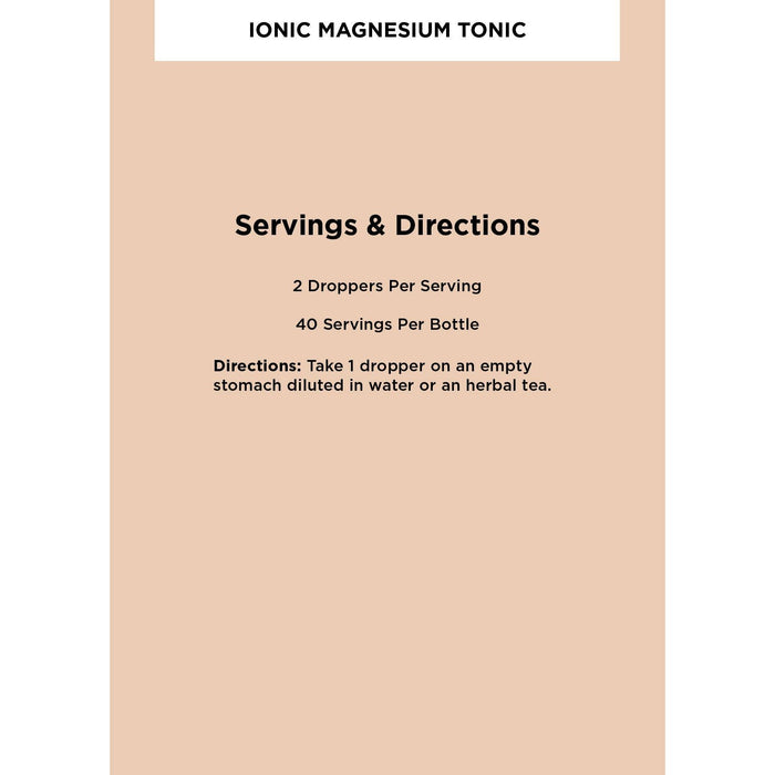 Zuma Nutrition - Ionic Magnesium Tonic