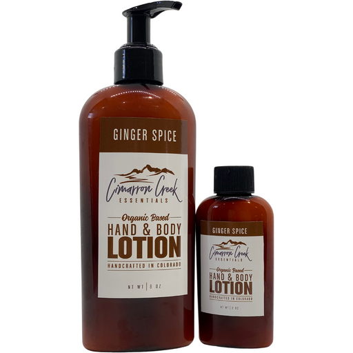 Cimarron Creek Essentials - Ginger Spice Organic Hand & Body Lotion 8oz