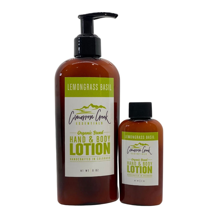 Cimarron Creek -Lemongrass Basil Organic Hand & Body Lotion