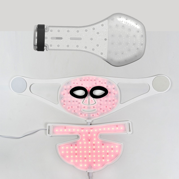 Noor 2.0 Pro LED Light Therapy Mask | Red for Anti-Aging, Blue for Acne, Healing Infrared Light by ZAQ Skin & Body