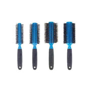 Creative Pro Hair Tools Azzurro Wood  Barrel Round Boar Bristle Hair Brush Hair Brush