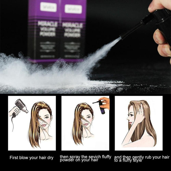 Sevich Miracle Fluffy Hair Powder Hair Volume Captures Haircut Unisex Modeling Styling Disposable Hair Quick-Drying Powder Spray