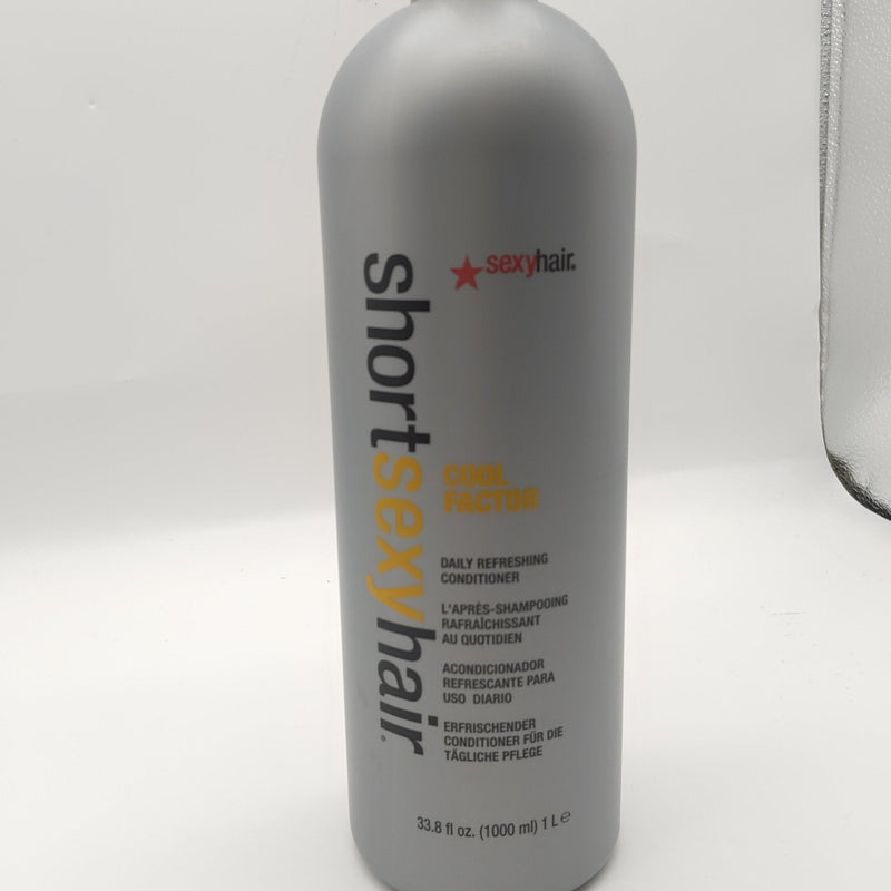 VIP Extensions Sexy Hair Concepts Short Sexy Hair Cool Factor Daily Refreshing Conditioner 1000ml/33.8oz Hair Care