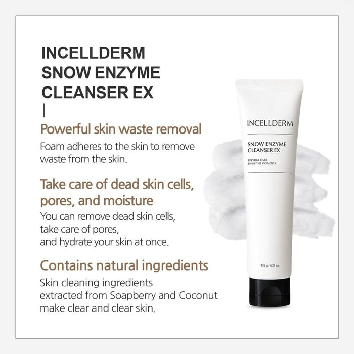 Incellderm Snow Enzyme Cleanser 120G