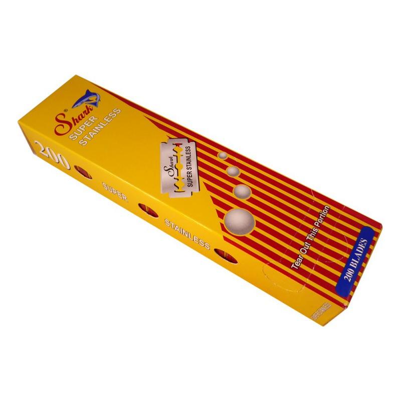 Shark Shark Super Stainless Steel Double Edge Razor Blades - 20x10 Pack Razor Blades