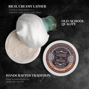 Lather & Wood Shaving Co Luxury Shaving Soap - Bay Rum Men Grooming, Health