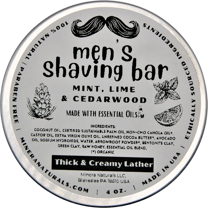 Mineranaturals Men'S Shaving Bar