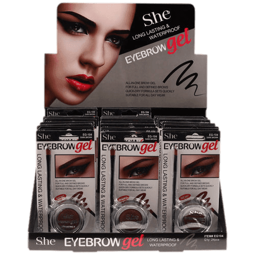 VIP Extensions SHE GEL EYEBROW W/ BRUSH Beauty Supplies