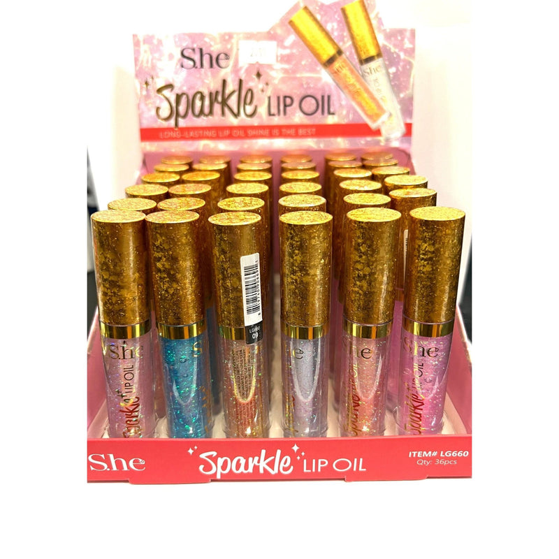 VIP Extensions S.HE SPARKLE LIP OIL Beauty Supplies