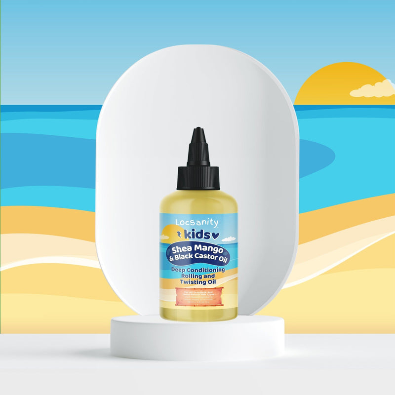 Locsanity Locsanity Kids Shea Mango & Black Castor Oil Deep Conditioning, Rolling and Twisting Oil Locking & Tightening & Moisturizing